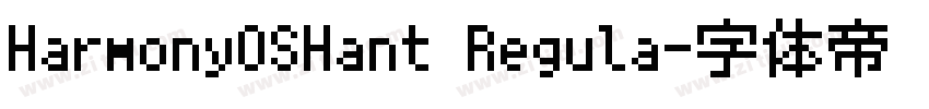 HarmonyOSHant Regula字体转换